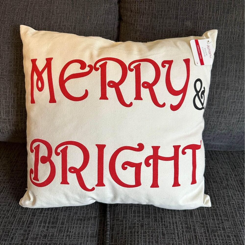 Christmas pillow NWT